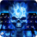 Bàn phím Flaming Skull 3D APK