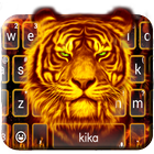 Nouveau thème de clavier Flaming Tiger icône