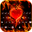 Flaming Heart Thème APK