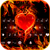 Flaming Heart keyboard