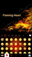 Bàn phím Flaming Heart ảnh chụp màn hình 2