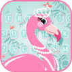 Novo tema de teclado Flamingo 