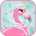ثيم لوحة المفاتيح Flamingo Pri أيقونة