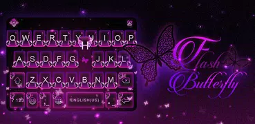 Flash Butterfly Keyboard Theme