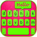 Fluorescent Chat Keyboard Back APK