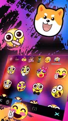 Fluorescent Neon Tiger Keyboar APK download