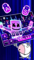 Flying Neon Maskman Klavye Arkaplanı Ekran Görüntüsü 1