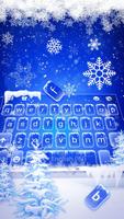 Froze Snowflakes Teclado Poster