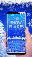 Froze Snowflakes 키보드 백그라운드 스크린샷 1