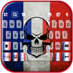 French Angry Skull Tastaturhin