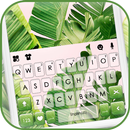 Fundo do Teclado Fresh Leaves APK