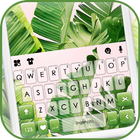 Fundo do Teclado Fresh Leaves ícone