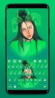 Tema Keyboard Funky Pop Girl Cartaz