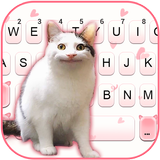 Фон клавиатуры Funny Cat Face иконка