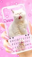 Funny Crazy Cat Plakat
