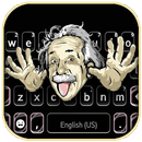 Funny Einstein Keyboard Backgr APK