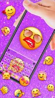 Fundo do Teclado Funny Emojis  Cartaz