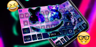 Tema Keyboard Galaxy Cool Man