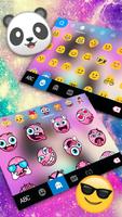 Chủ Đề Bàn Phím Galaxy Cute Pa ảnh chụp màn hình 2