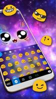 ثيم لوحة المفاتيح Galaxy Cute  تصوير الشاشة 2