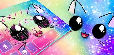 Galaxy Cuteness Kitty 主題鍵盤