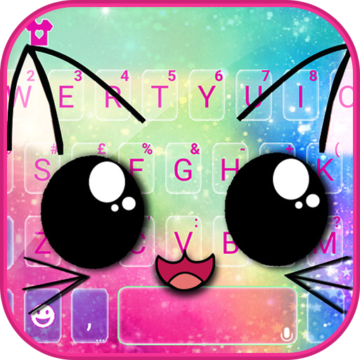 Galaxy Cuteness Kitty 主題鍵盤