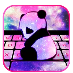 Galaxy Baby Panda Keyboard Theme APK download
