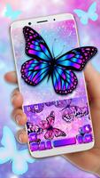 Galaxy Butterfly Poster