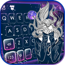 ثيم لوحة المفاتيح Galaxy Girl APK