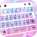 Galaxy Glitter Clouds Keyboard Background APK