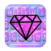 Galaxy Glitter Diamond Tastatu