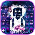 最新版、クールな Galaxy Graffiti DJ のテーマキーボード