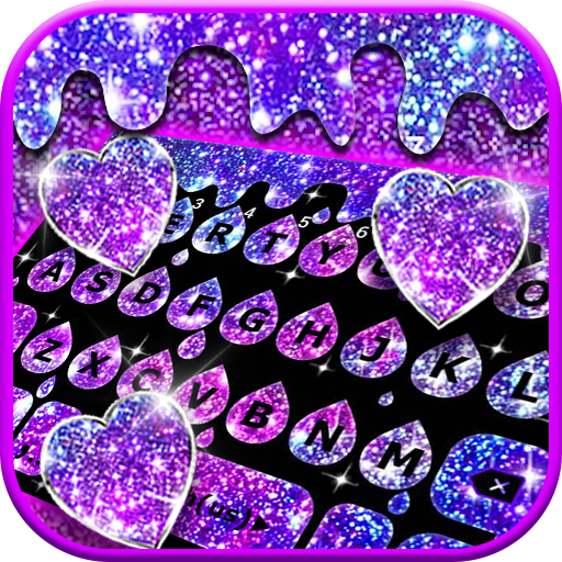 Galaxy Drop Heart Teclado