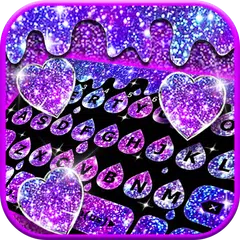 Galaxy Drop Heart Theme APK download