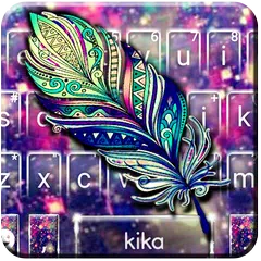 Galaxy Feather Keyboard Theme APK download