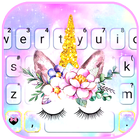 Тема для клавиатуры Galaxy Floral Unicorn иконка