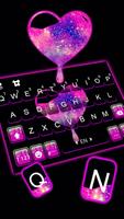 Fond de clavier Galaxy Heart D capture d'écran 1