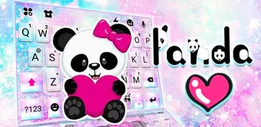 Galaxy Heart Panda Theme