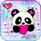 Bàn phím Galaxy Heart Panda biểu tượng