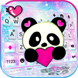 Galaxy Heart Panda Thème