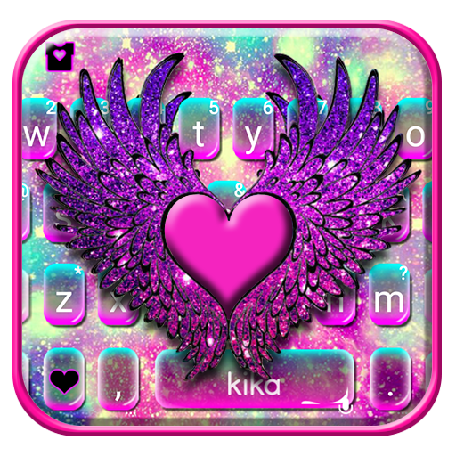 Galaxy Heart Wings Keyboard Th