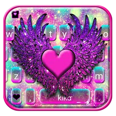 Galaxy Heart Wings Keyboard Th APK download