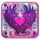 Thème de clavier Galaxy Heart  APK