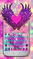 Galaxy Heart Wings Plakat