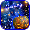 最新版、クールな Galaxy Jack O Lantern のテーマキーボード