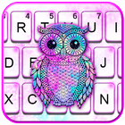 Thème de clavier Galaxy Owl icône