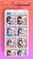 Fluffy Dolphin Love Keyboard poster