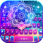Galaxy Mandala Tastaturhinterg Zeichen