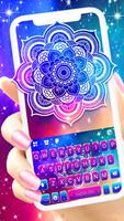Galaxy Mandala Tastaturhinterg Plakat
