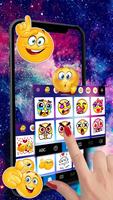 Фон клавиатуры Galaxy Milky Wa скриншот 3